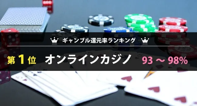 種類別1位|ギャンブル換金率王のオンラインカジノ