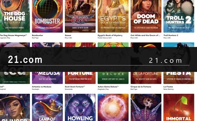 「21.com」の特徴や基本情報(登録・入出金・ボーナス・イベントなど）を解説